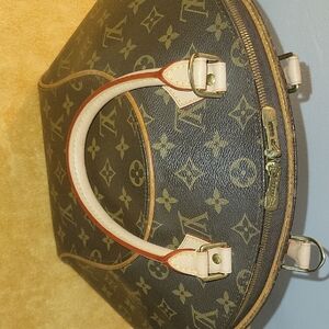 Louis Vuitton Brown and Tan Satchel